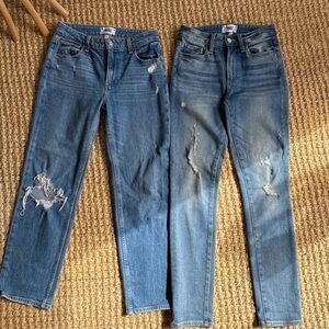 PAIGE HOXTON & NOELLAWomen's Distressed Skinny Jeans in Sz 25 Blue Bundle of 2